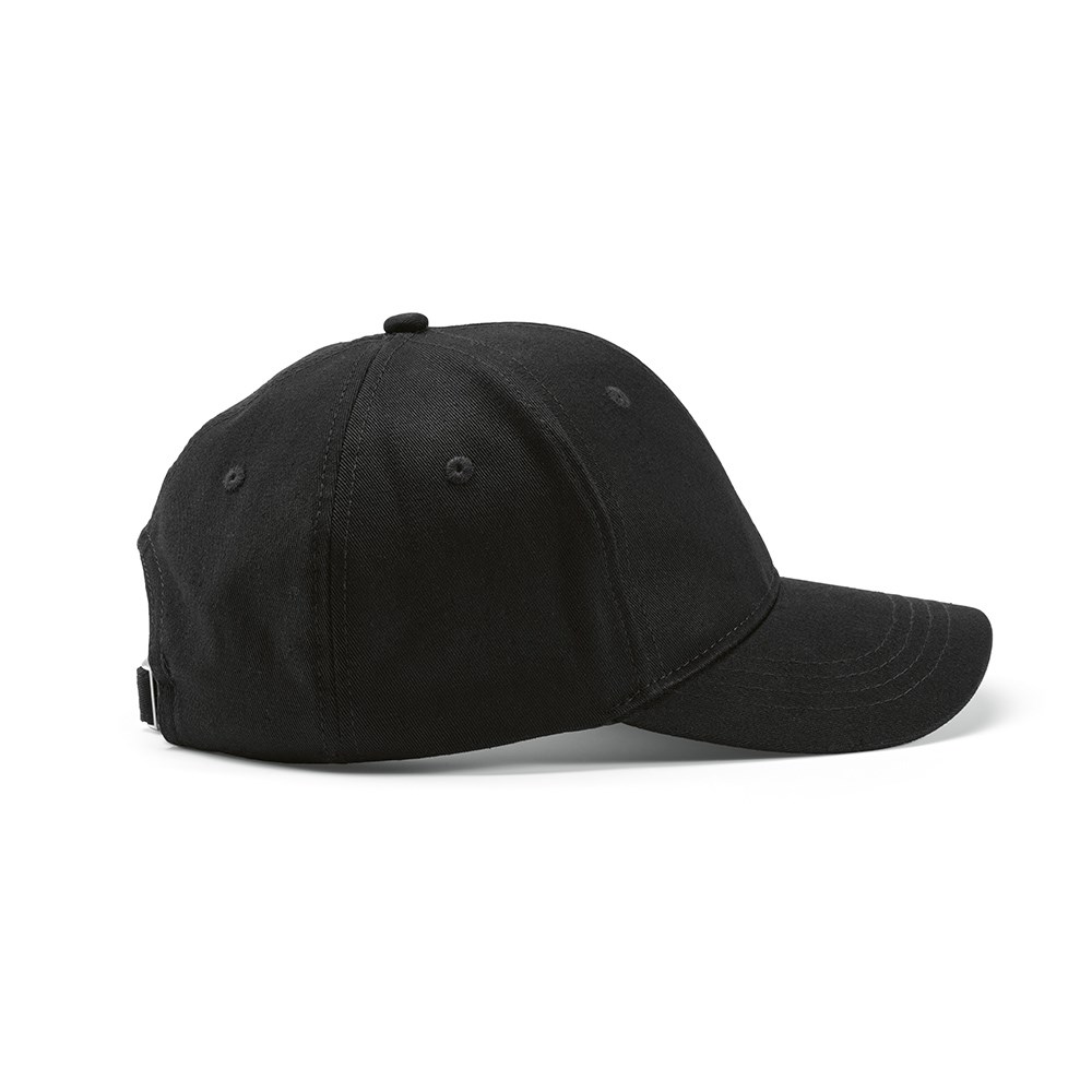 Darrell Kappe recy.Baumwolle 280 g/m². Metall-Schnallenverschluss - Schwarz