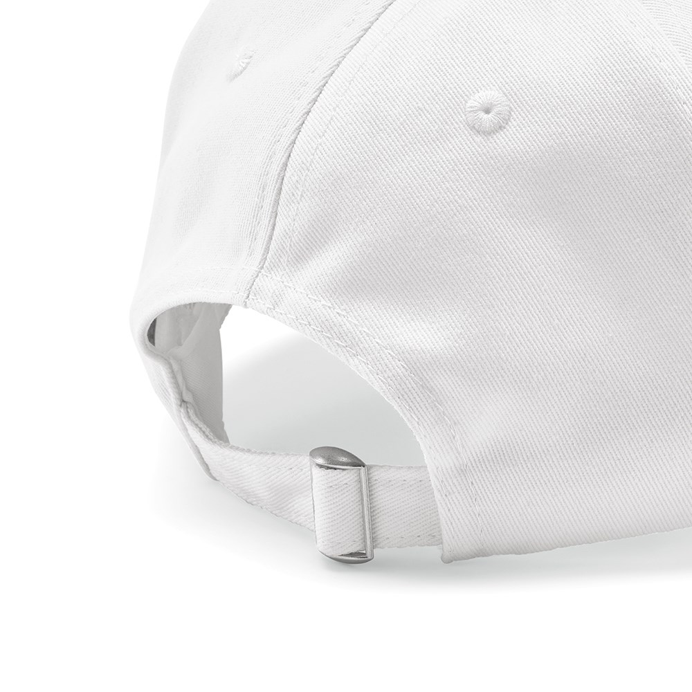 Darrell Kappe recy.Baumwolle 280 g/m². Metall-Schnallenverschluss - Weiß