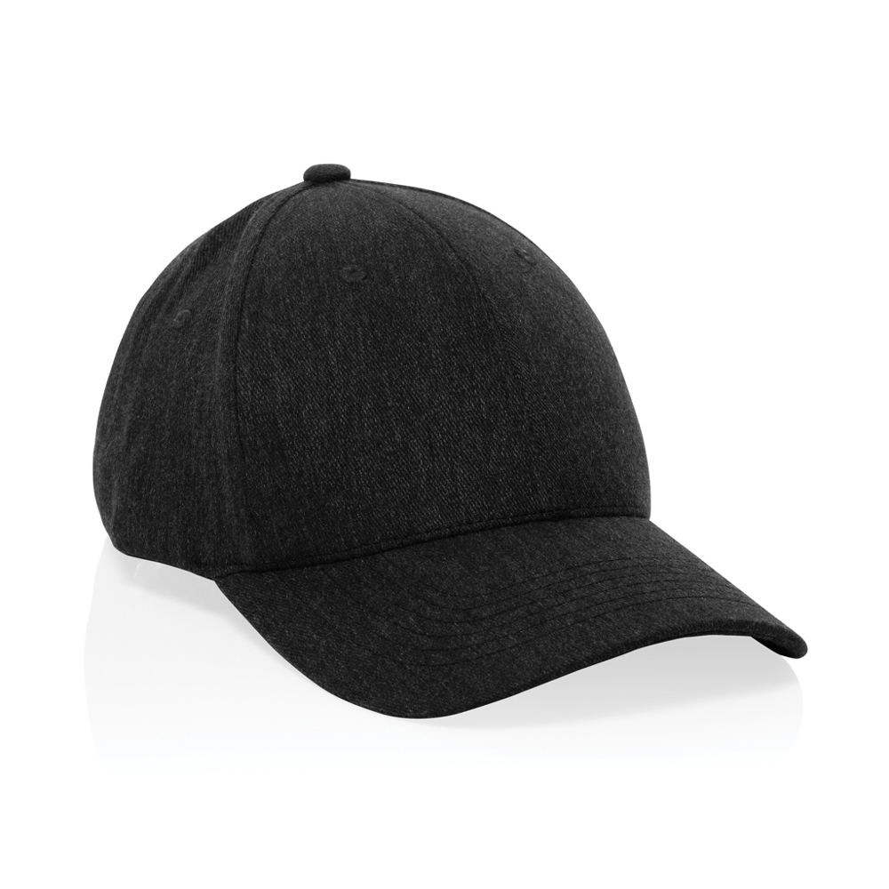 Milo AWARE™ 6-Panel-Heather-Kappe - schwarz (± PMS Black)