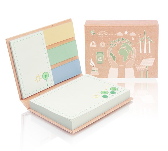 Eco Combi Set mit Haftnotizen - Hardcover