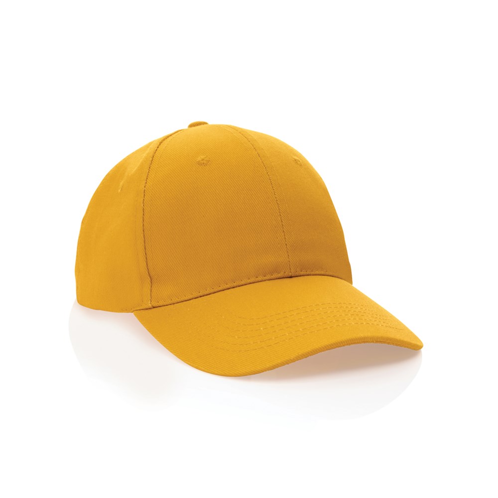 Impact 6 Panel Kappe aus 280gr rCotton mit AWARE™ Tracer - gelb (± PMS yellow)