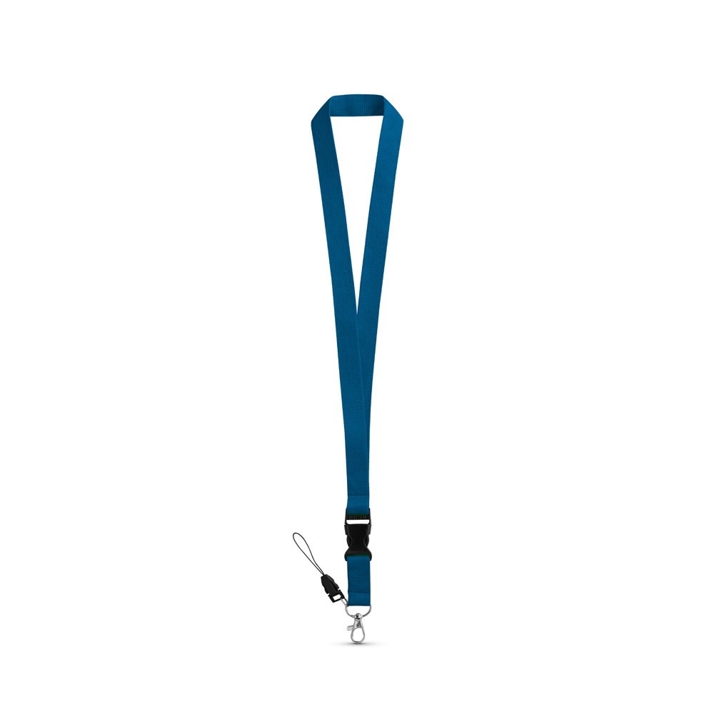 ANQUETIL. Lanyard aus Polyester - Blau