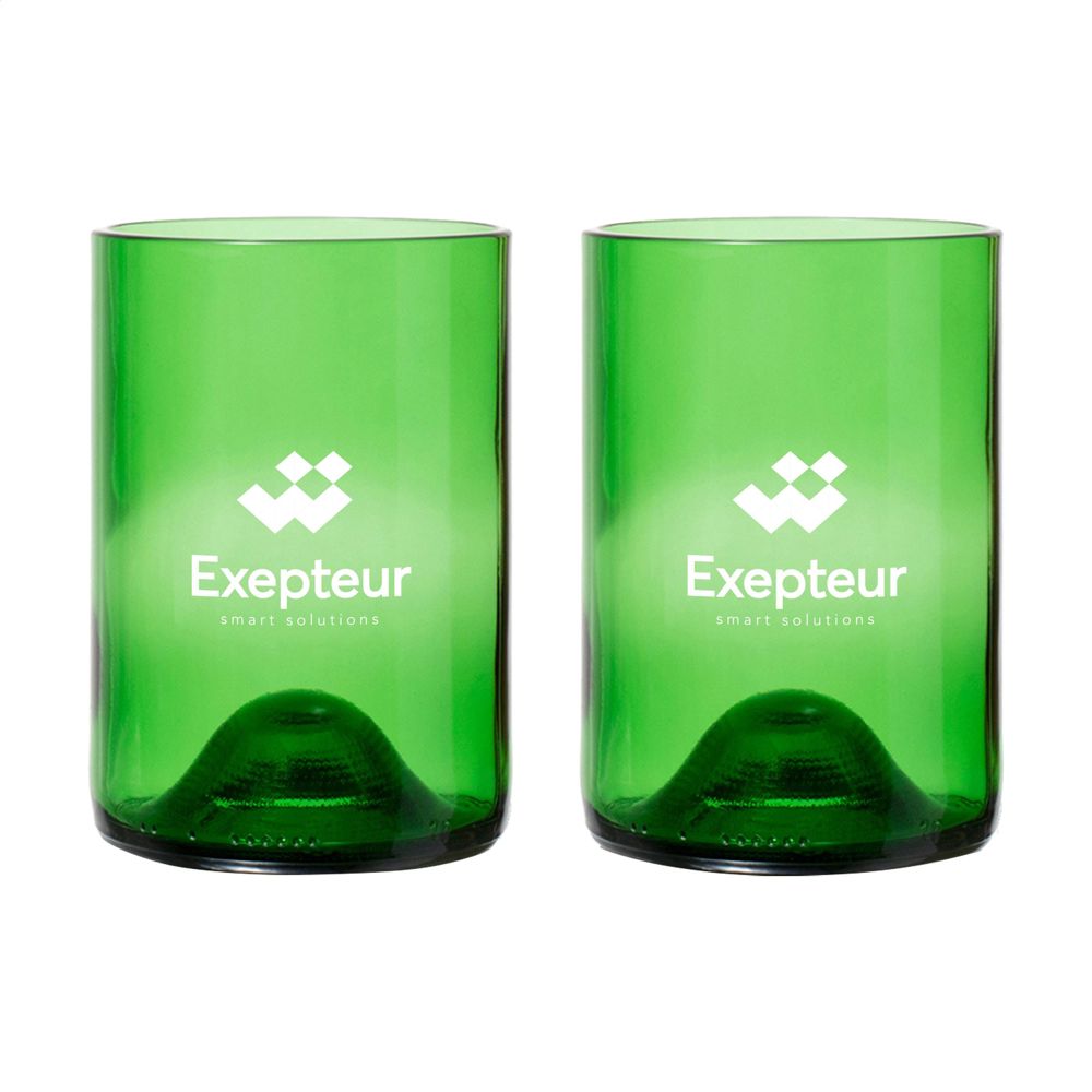 Rebottled® Tumbler 2-pack Trinkgläsern - Grün