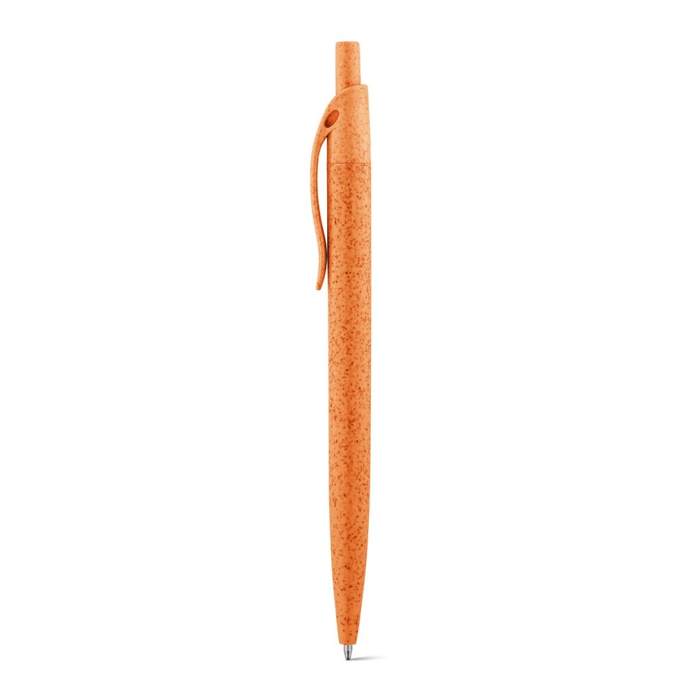 CAMILA. Kugelschreiber aus Weizenstrohfaser und ABS - Orange
