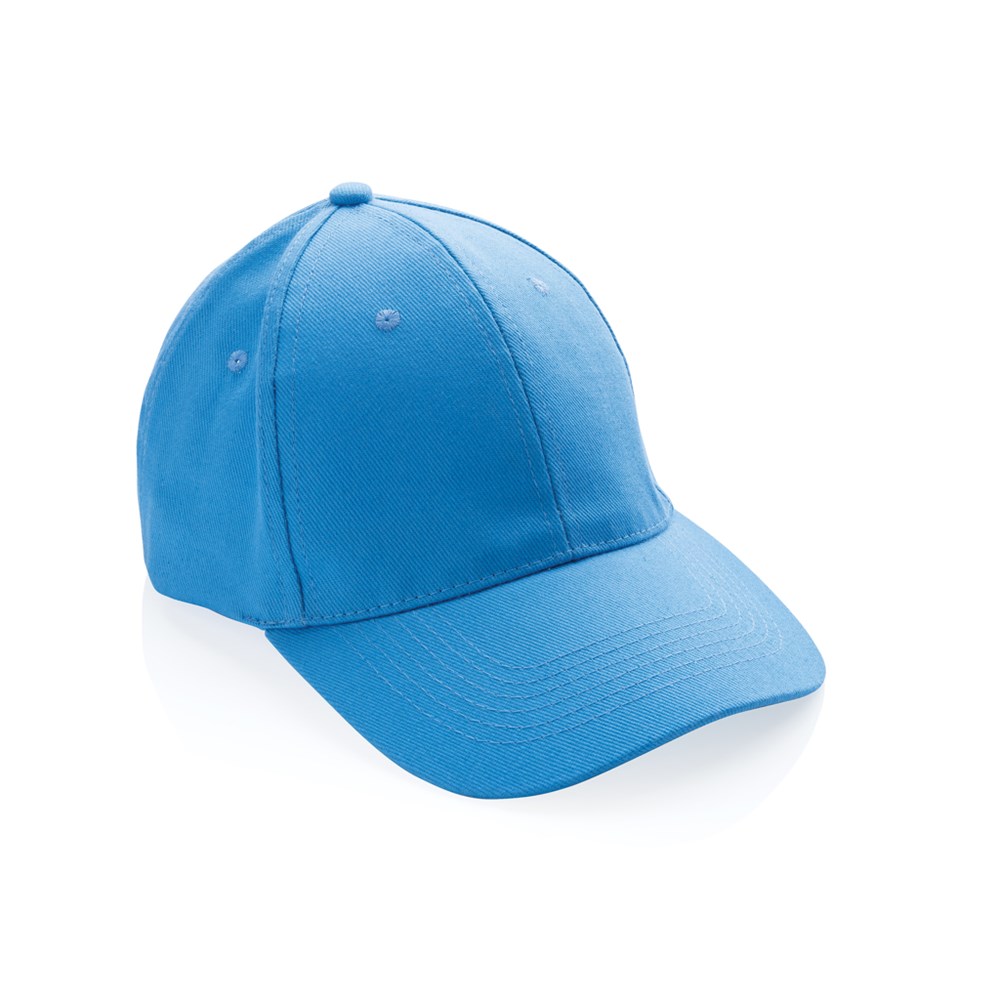Impact 6 Panel Kappe aus 280gr rCotton mit AWARE™ Tracer - tranquil blue (± PMS 17-4139TCX)