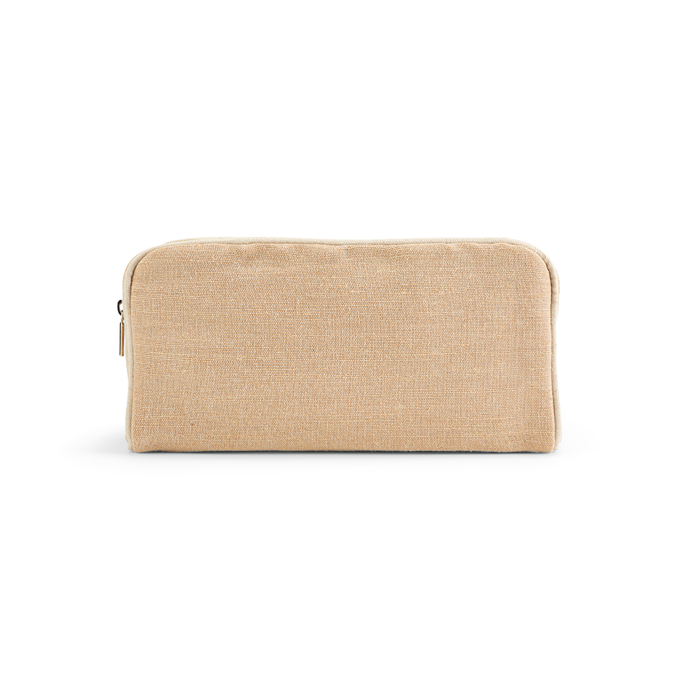 Rio Kulturtasche aus 260gsm Jute mit Reißverschluss - Natur
