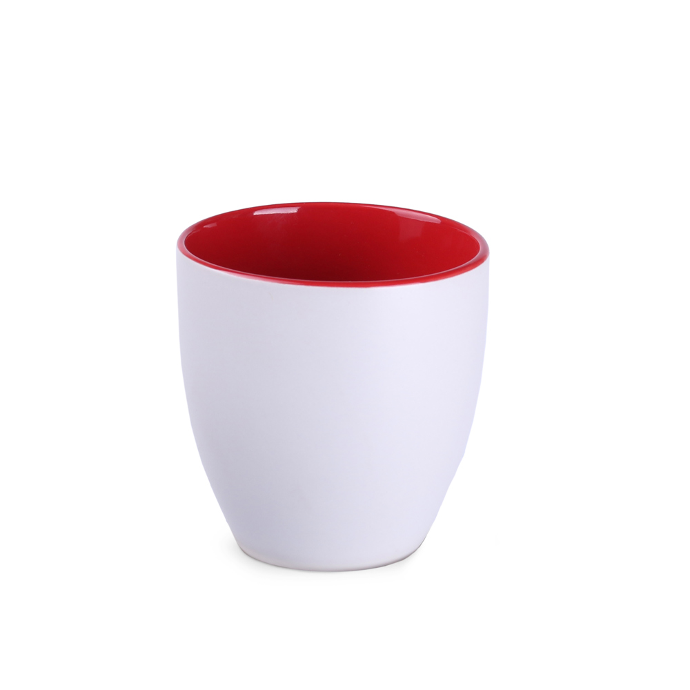 Becher Americano Small Pure 250ml weiß/rot