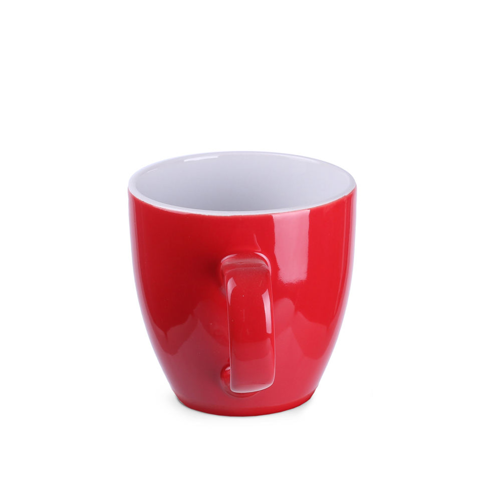 Becher Americano Small Duo 250ml rot/weiß