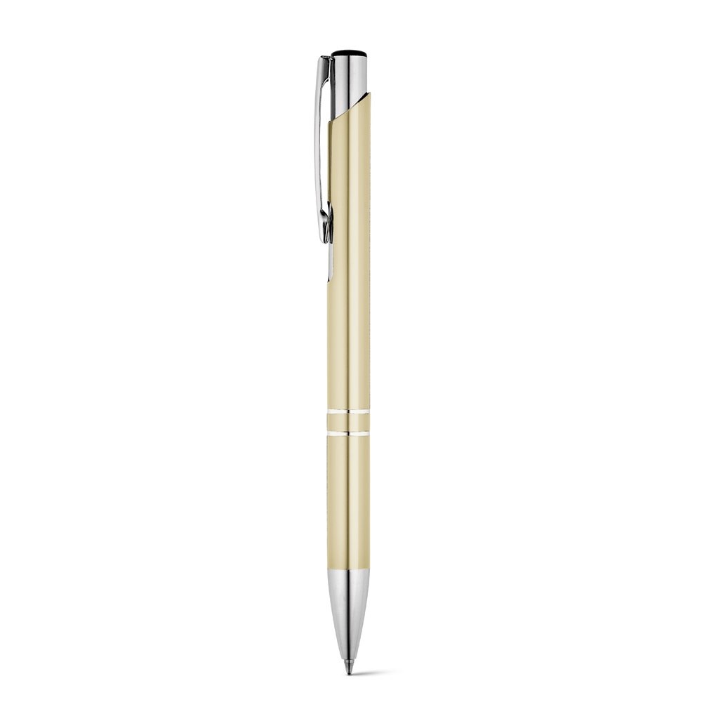 BETA. Aluminium-Kugelschreiber mit Clip - Gold