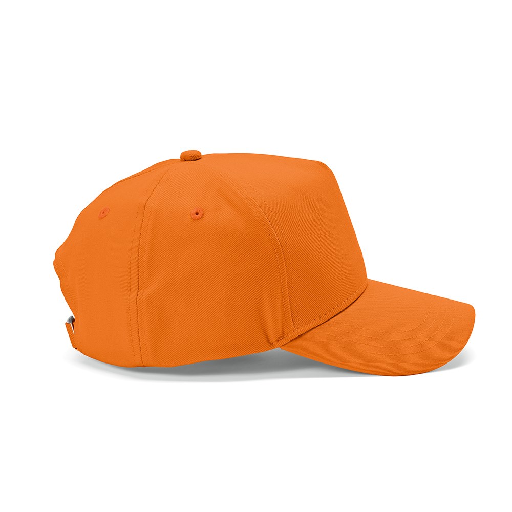 Hendrix Kappe recy.Baumwolle 280 g/m². Metall-Schnallenverschluss - Orange