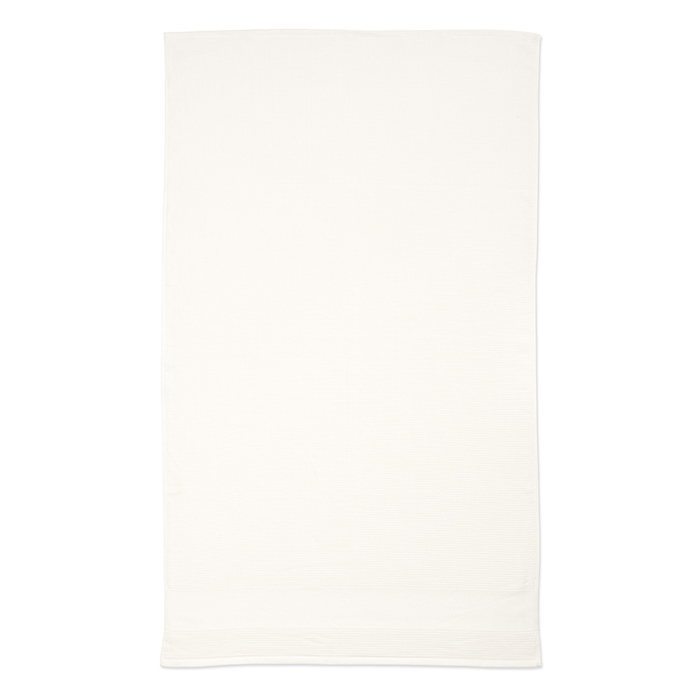 Botticelli XL Badetuch recy.Baumwolle 500 g/m². Hergestellt in Portugal - Weiß